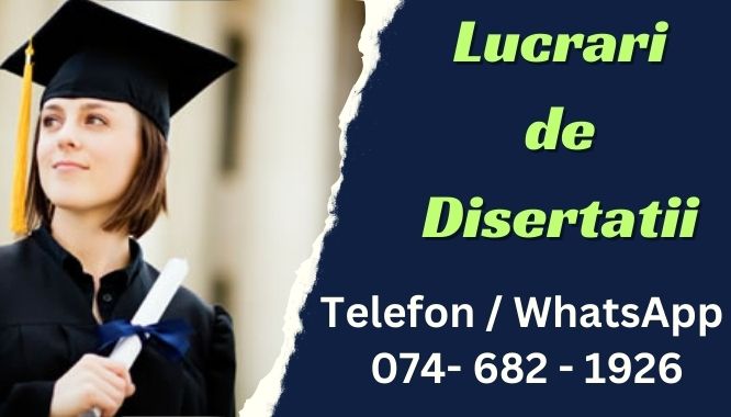 Lucrari de Disertatii